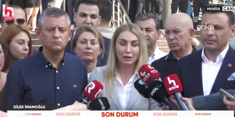 Dilek İmamoğlu Ferdi Zeyrek için Manisa'da