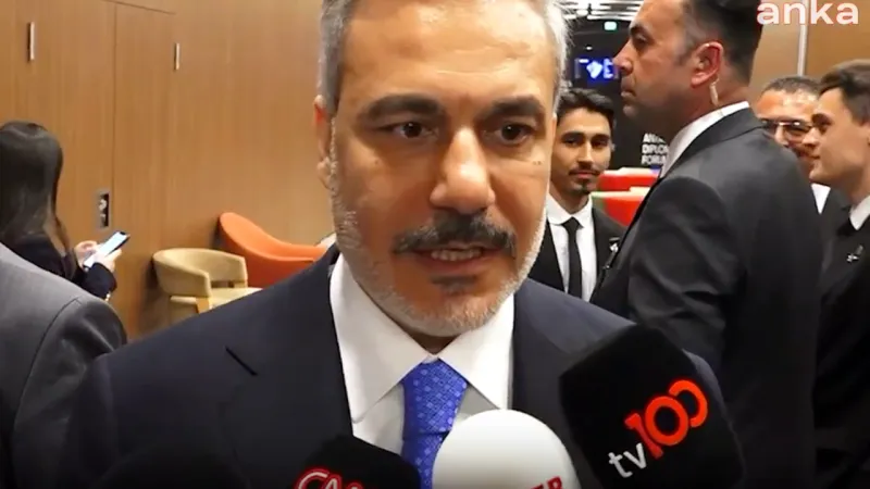 Dışişleri Bakanı Hakan Fidan: İsrail bölgeyi topyekün bir felaketin eşiğine sürüklemektedir