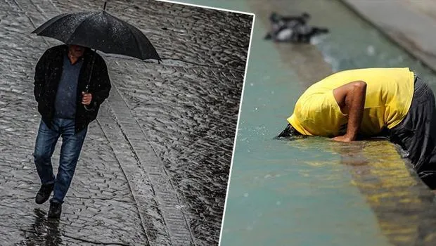 Hafta sonu iki kentte sıcaklık 40 dereceye çıkacak! Birçok ile sağanak geliyor... İşte Meteoroloji'nin uyardığı iller