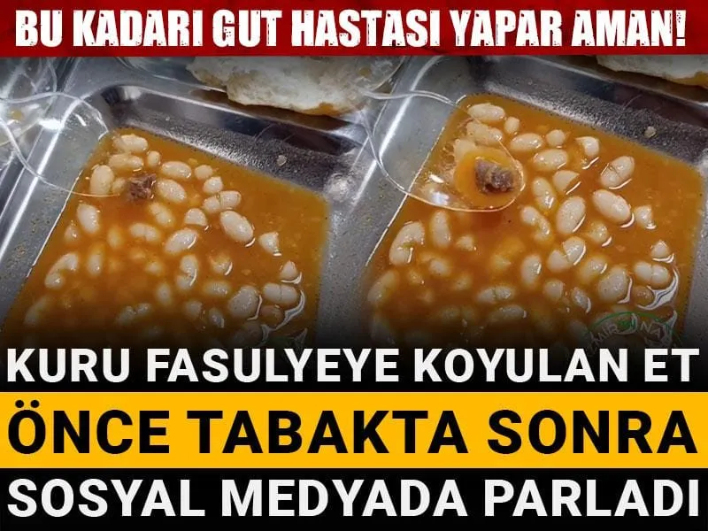 Kuru Fasulyede Tek Et! Sosyal Medya Yıkılıyor! Bu Ne Cömertlik?
