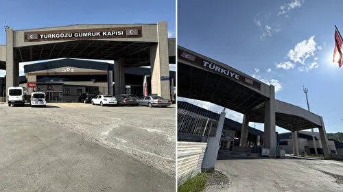 Modernize edilen Türkgözü Gümrük Kapısı'nı 22 ayda 272 bin araç kullandı