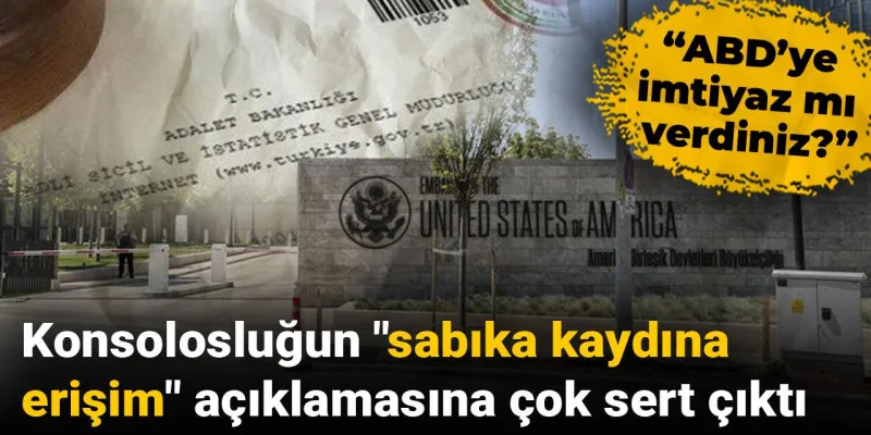 ABD'ye Sabıka Kaydı İmtiyazı Mı? İYİ Parti'den Sert Tepki!