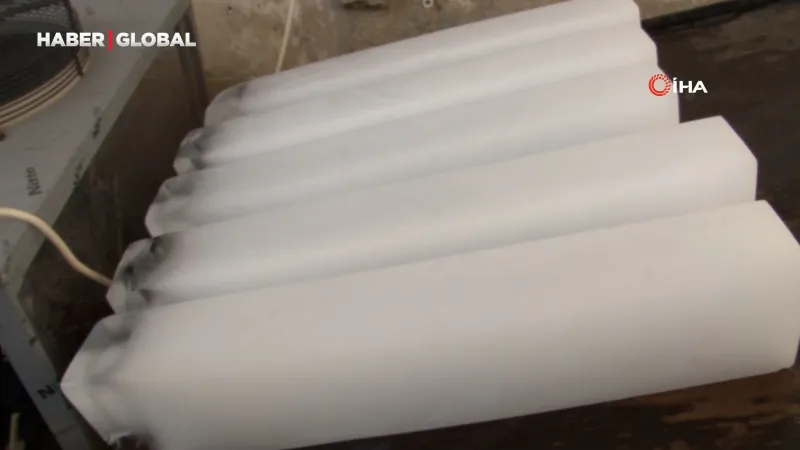Şanlıurfa'da Buz Devri Başladı! Sıcaklar Buz Üretimini Coşturdu