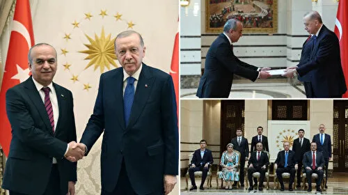 Cumhurbaşkanı Erdoğan Tacikistan Büyükelçisini Kabul Etti