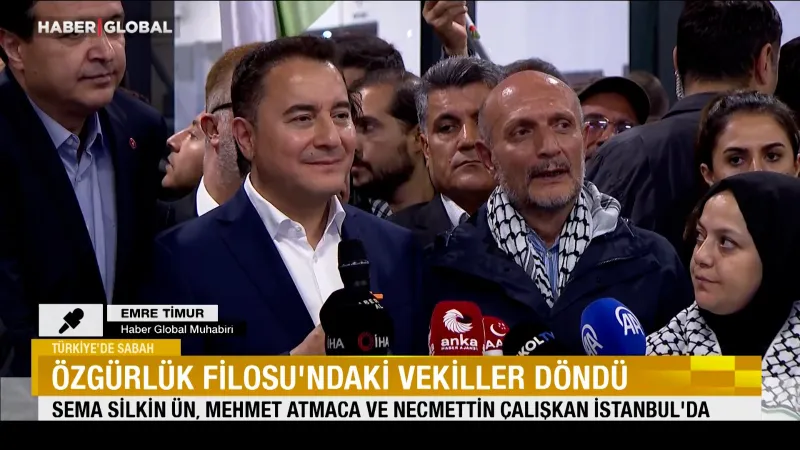 Özgürlük Filosu Vekilleri Türkiye'ye Döndü! İsrail Ne Yaptı?