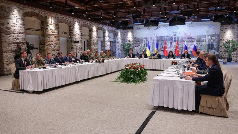 RusyaUkrayna barış için İstanbul'da