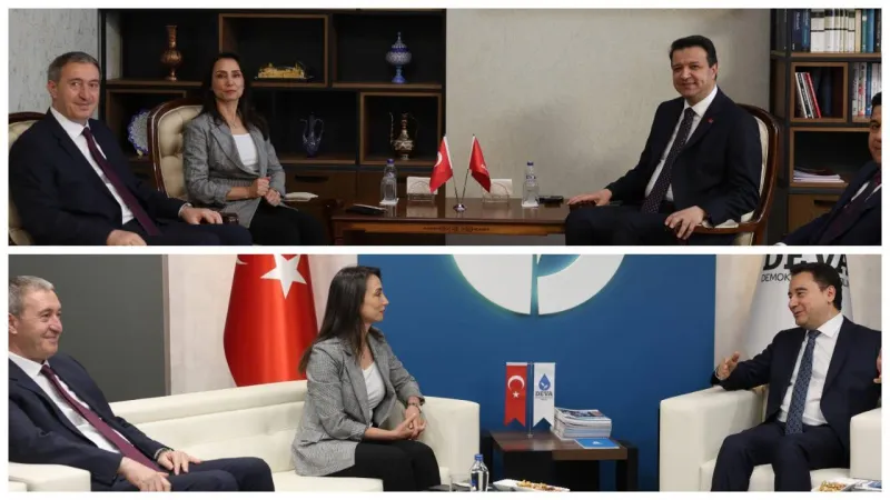Siyasi partiler turuna başlayan DEM'den DEVA ve Saadet'e ziyaret: Tam yetkili bir komisyon kurulması çağrısı yinelendi