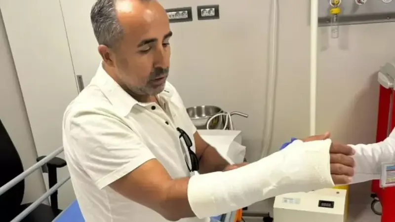 Tribünde Can Pazarı! Beşiktaşlı Futbolcunun Topu Kolu Kırdı!